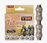 Цепь YBN S52 7/8зв 114зв коричневый
